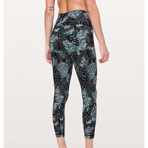 Lululemon Wunder Under Hi-Rise 7/8 Tight 25" Assemblage Alpine White Multi 4 - Picture 2 of 11